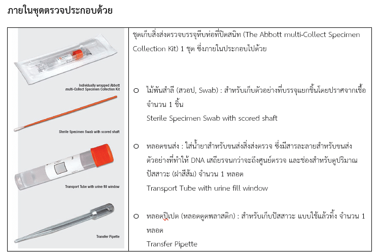 Abbott multi-Collect Specimen Collection Kit