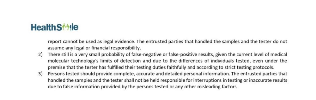 non invasive paternity test ส่วนที่ 2 ข้อ 4-2 Notes
